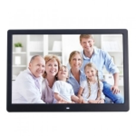 13 inch LED Display Digital Photo Frame with Holder & Remote Control, Allwinner F16, Support SD / MS / MMC Card and USB (Black)