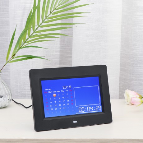 7-inch Digital Photo Frame 1024600 HD LED Time Clock Calendar Display Electronic Album MP3 Musical Player Gifts