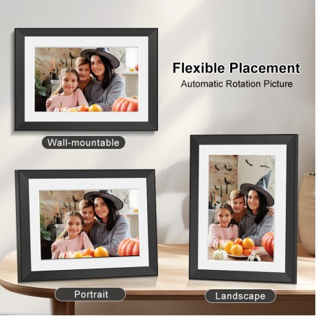 10.1-Inch WiFi Digital Photo Album Built-in Lithium Battery Cloud Photo Frame Cloud Photo Album Body Sensing