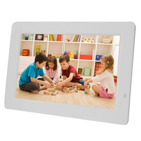 13 inch 1024 x 768 / 16 9 LED Widescreen Suspensibility Digital Photo Frame with Holder & Remote Control, Support SD / MicroSD / MMC / MS / XD / USB Flash Disk (White)