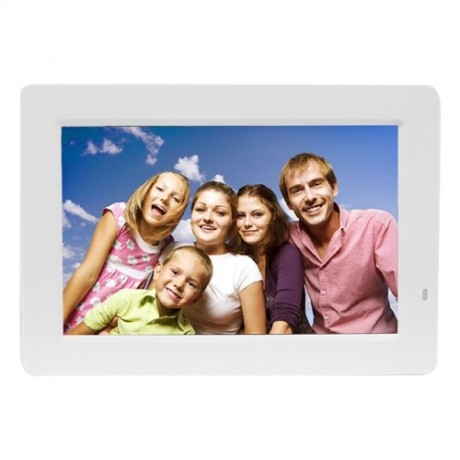 13 inch 1024 x 768 / 16 9 LED Widescreen Suspensibility Digital Photo Frame with Holder & Remote Control, Support SD / MicroSD / MMC / MS / XD / USB Flash Disk (White)