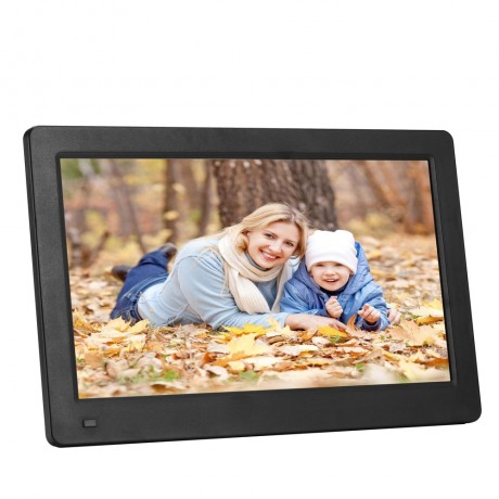 11.6-inch IPS Digital Photo Frame Full View 1920*1080 Electronic Photo Album Advertising Machine (Black)