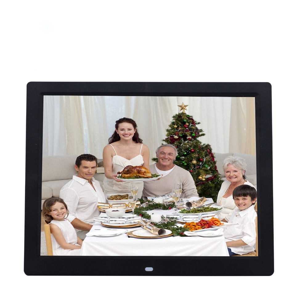 14 inch High-definition Digital Photo Frame Electronic Photo Frame Showcase Display Video Advertising Machine (Black)