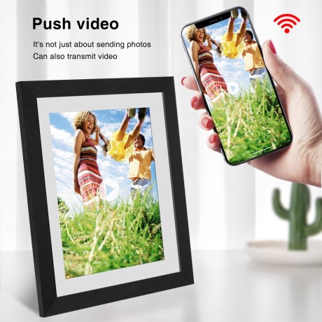 G100 10.1 inch LCD Screen WIFI Cloud Album Digital Photo Frame Electronic Photo Album with Touch Rotating Screen & Video Push (AU Plug)