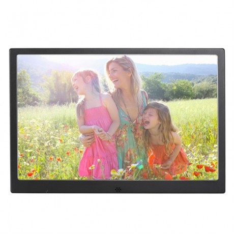 HSD1202 12.1 inch 1280800 High Resolution Display Digital Photo Frame with Holder and Remote Control, Support SD / MMC / MS Card / USB Port