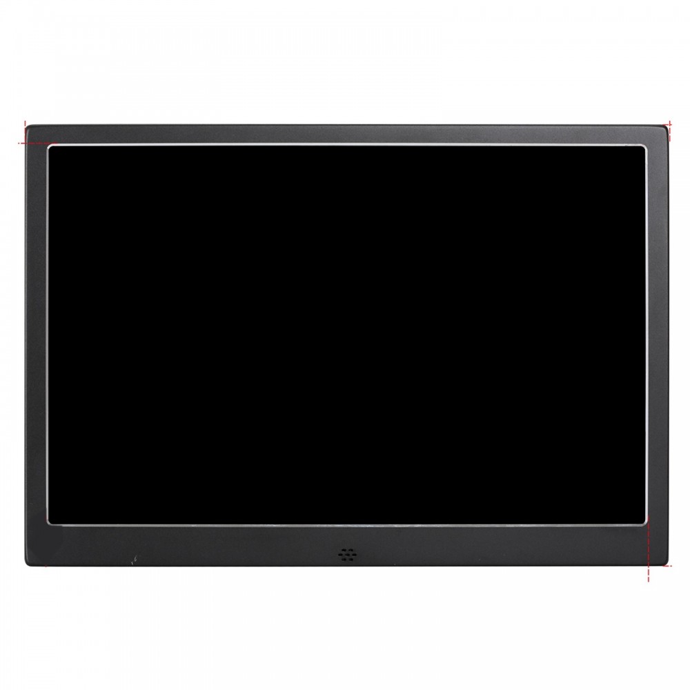 HSD1303 13.3 inch LED 1280800 High Resolution Display Digital Photo Frame with Holder and Remote Control, Support SD / MMC / MS Card / USB Port, EU Plug (Black)