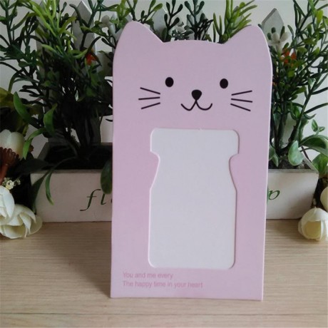 2 Sets of Cat Hanging Paper Photo Frame and Clip Twine Photo Frame Hanging Photo Wall