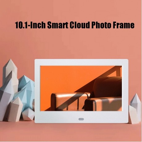 YHX15 10.1 inch Smart Cloud Photo Frame WiFi Electronic Digital Album, US / EU / UK Plug (White)