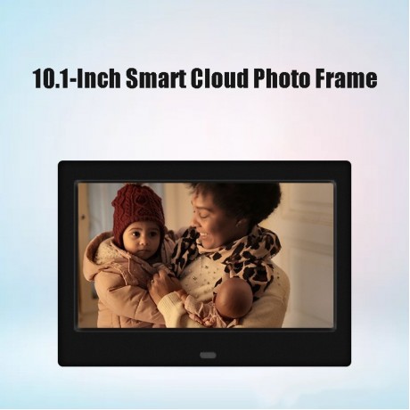 YHX15 10.1 inch Smart Cloud Photo Frame WiFi Electronic Digital Album, US / EU / UK Plug (Black)