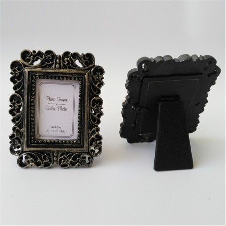 EKC01047 Photo Frame Retro Photo Frame for Wedding Party Family Home Decor Picture Desktop Frame Photo Frame (Square)