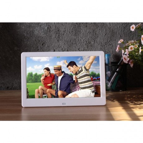 10-inch Digital Photo Frame Time Clock Calendar 1024600 Electronic Album MP3 Musical Player Gift for Display